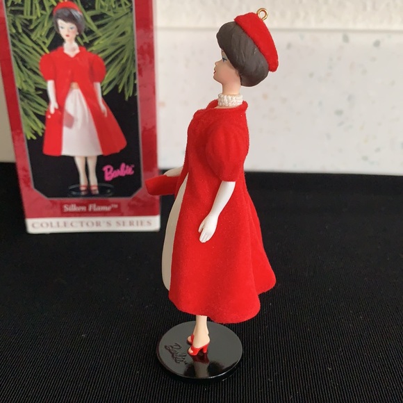 1998 Hallmark Silken Flame Barbie Ornament - Picture 13 of 16